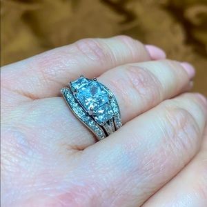 Cubic Zirconia Bridal Set